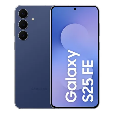 Celular Samsung Galaxy S25 Fe 5g, 128gb, 8gb Ram, Câmera Tripla De 50+12+8, Tela Grande De 6,7, Azul Marinho