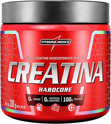 Integralmedica - Creatina em Pó Hardcore 100% Pura e Monohidratada - 300g