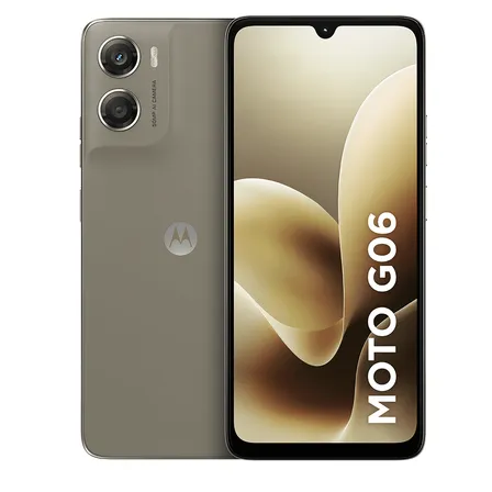 Smartphone Motorola Moto G06 - 256gb 12gb (4gb Ram + 8gb Ram Boost) E Câmera 50mp Com Ai, Bateria De 5200 Mah, Tela 6,9, Bege