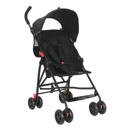 Carrinho De Bebê Passeio Guarda Chuva Movee Maxi Baby - Preto